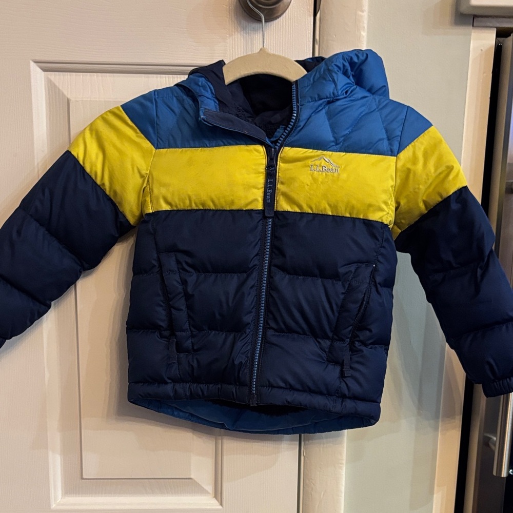 L.L. Bean Kids Jacket - Blue and Yellow